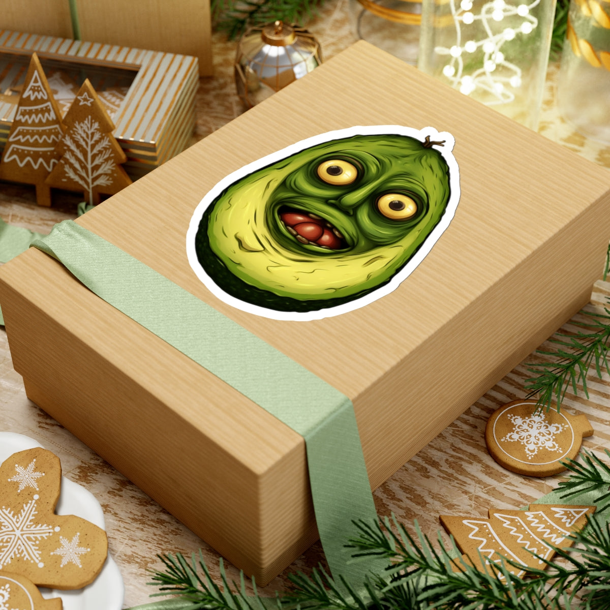 Uncanny Avocado Sticker
