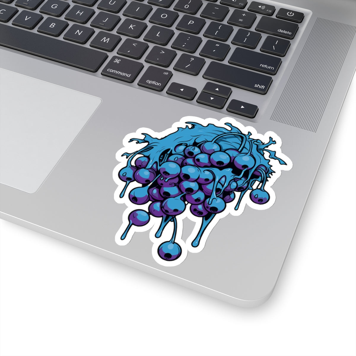 Blueberry Drip, Kiss Cut Sticker