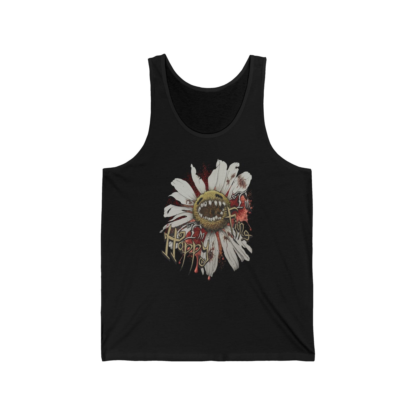 Happy & Fine, Diseased Daisy Unisex Tank Top