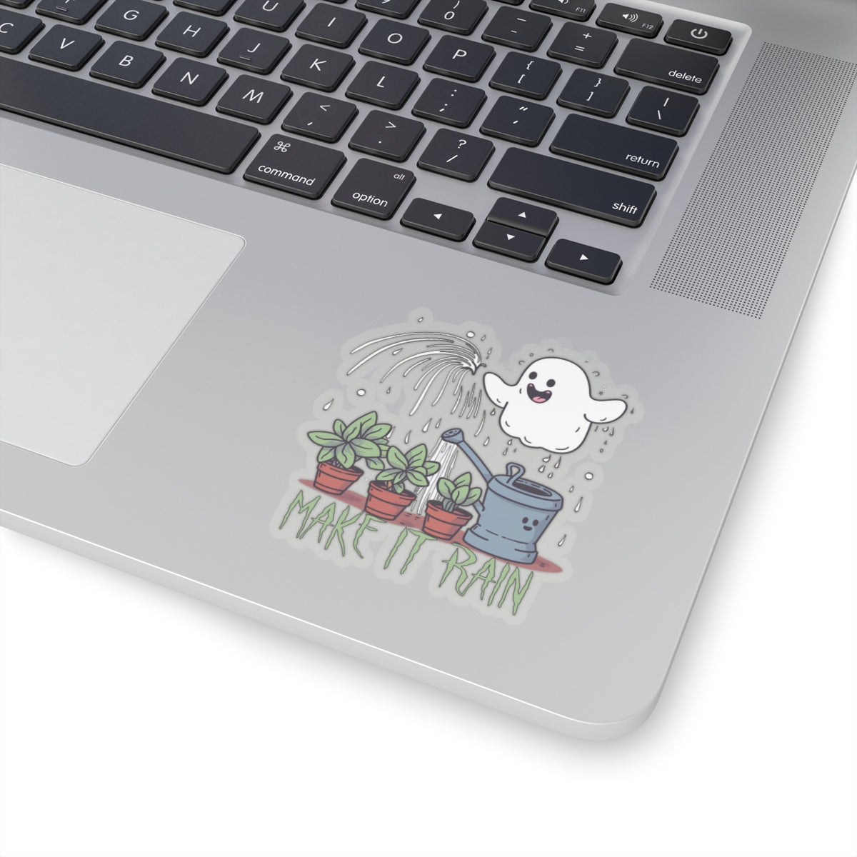 Make it Rain Ghost Sticker