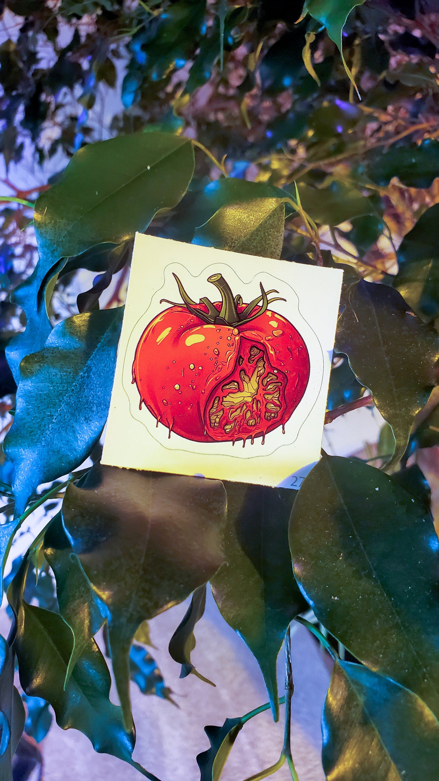 Creepy Tomato Sticker