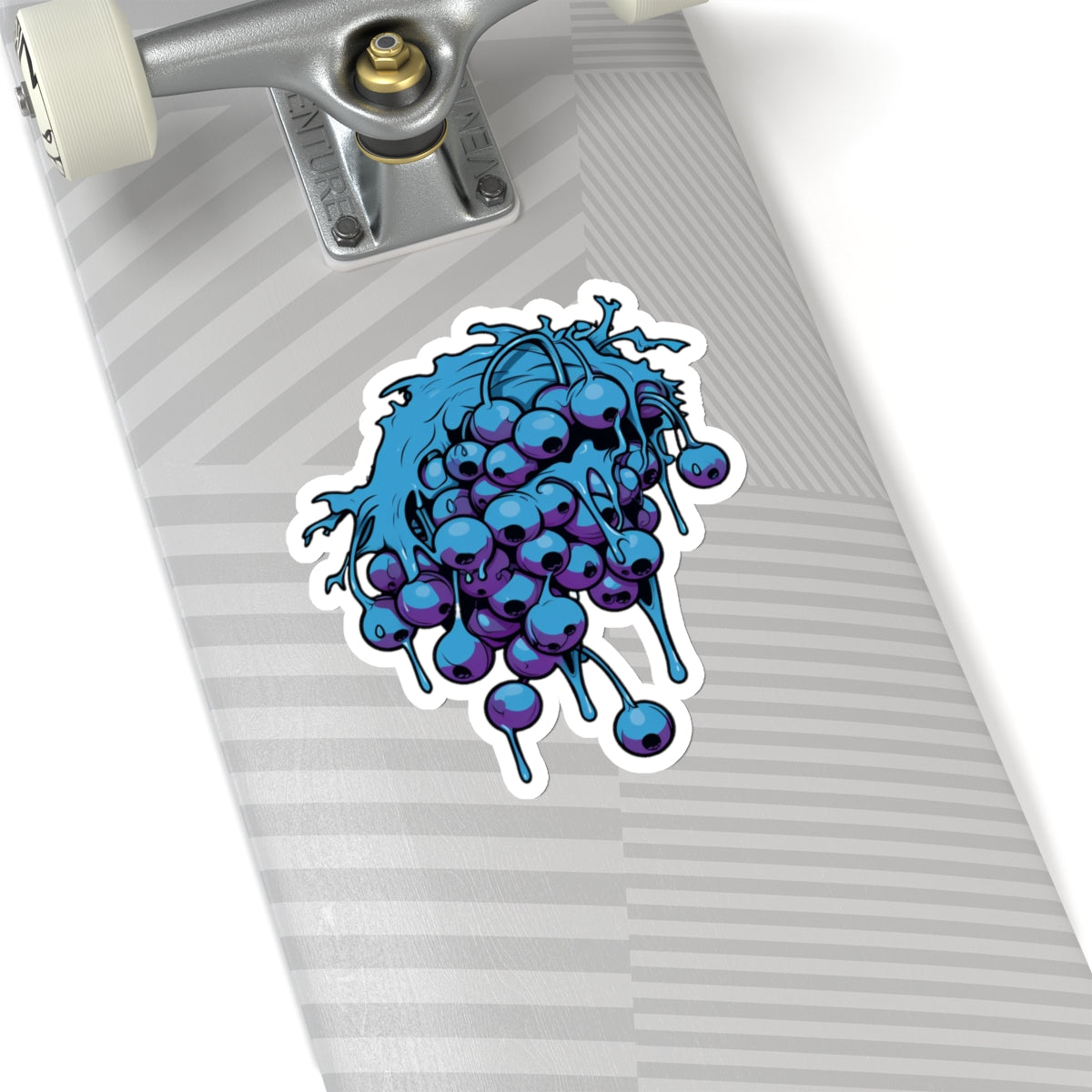 Blueberry Drip, Kiss Cut Sticker