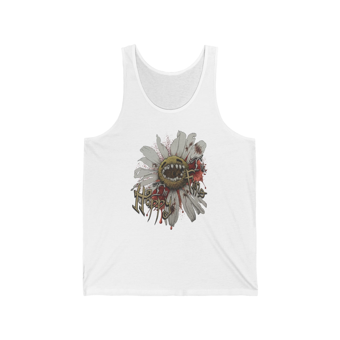 Happy & Fine, Diseased Daisy Unisex Tank Top