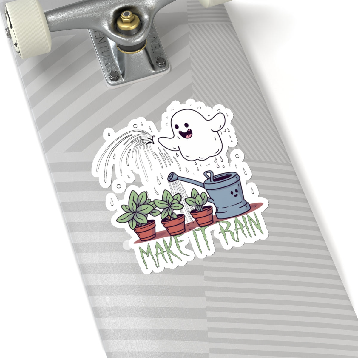 Make it Rain Ghost Sticker